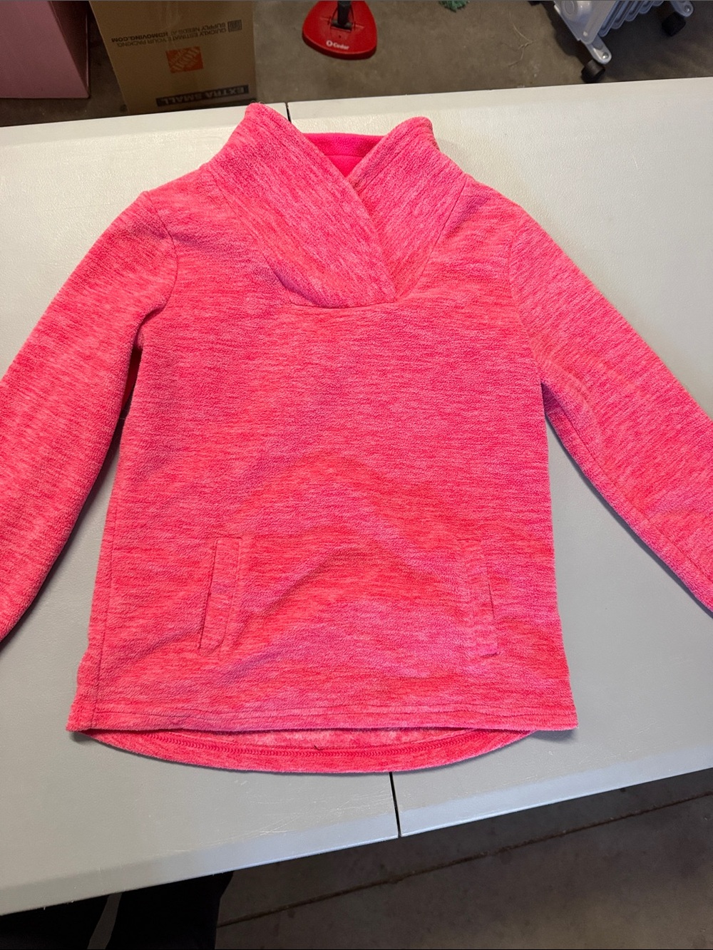 Athletic Works Pink Shawl Hooded Pullover for Kids